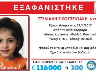 Ο πατέρας στραγγάλισε την μικρή Στέλλα - Ανατριχιαστικές λεπτομέρειες